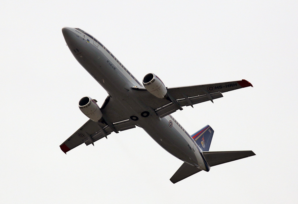 HS-HRH / Boeing 737 / Thailand Air Force (Leider nur ein recht hoher Überflug)