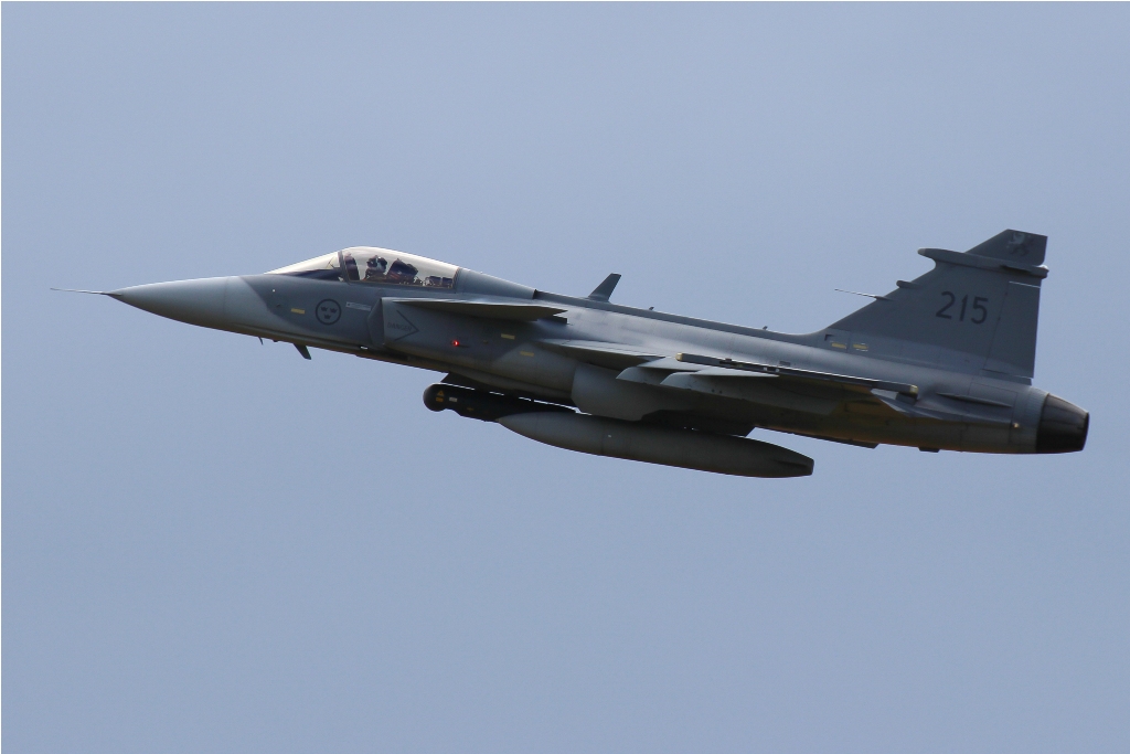 215 Swedish Air Force Saab JAS 39 Gripen