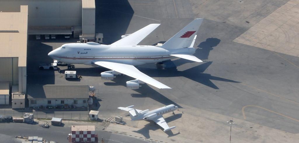 Bahrain <br />vermutl. B747Sp, Regierungsmaschine??