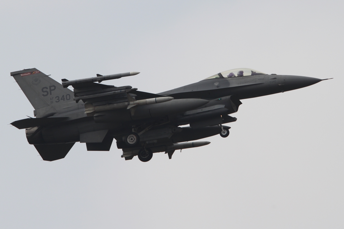 USA - Air Force General Dynamics F-16CJ Fighting Falcon 91-0340