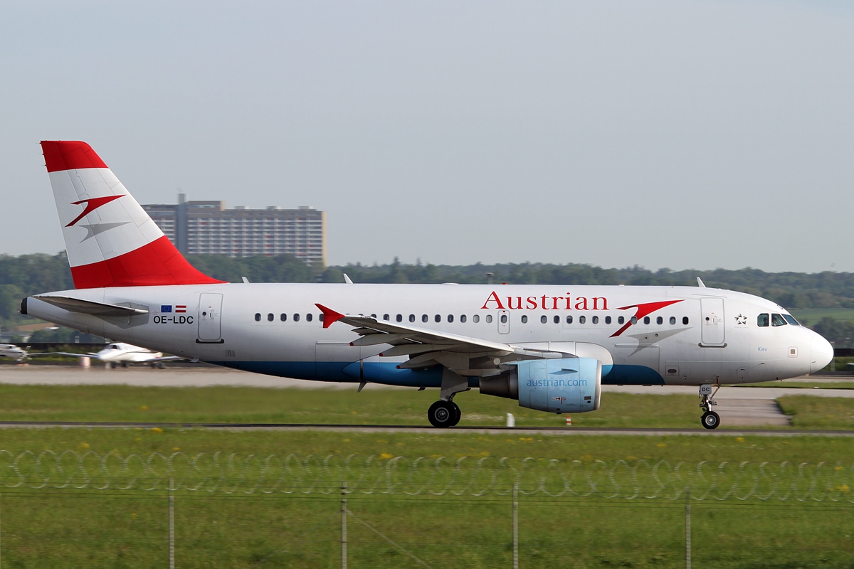 Austrian Airlines Airbus A319-112 OE-LDC