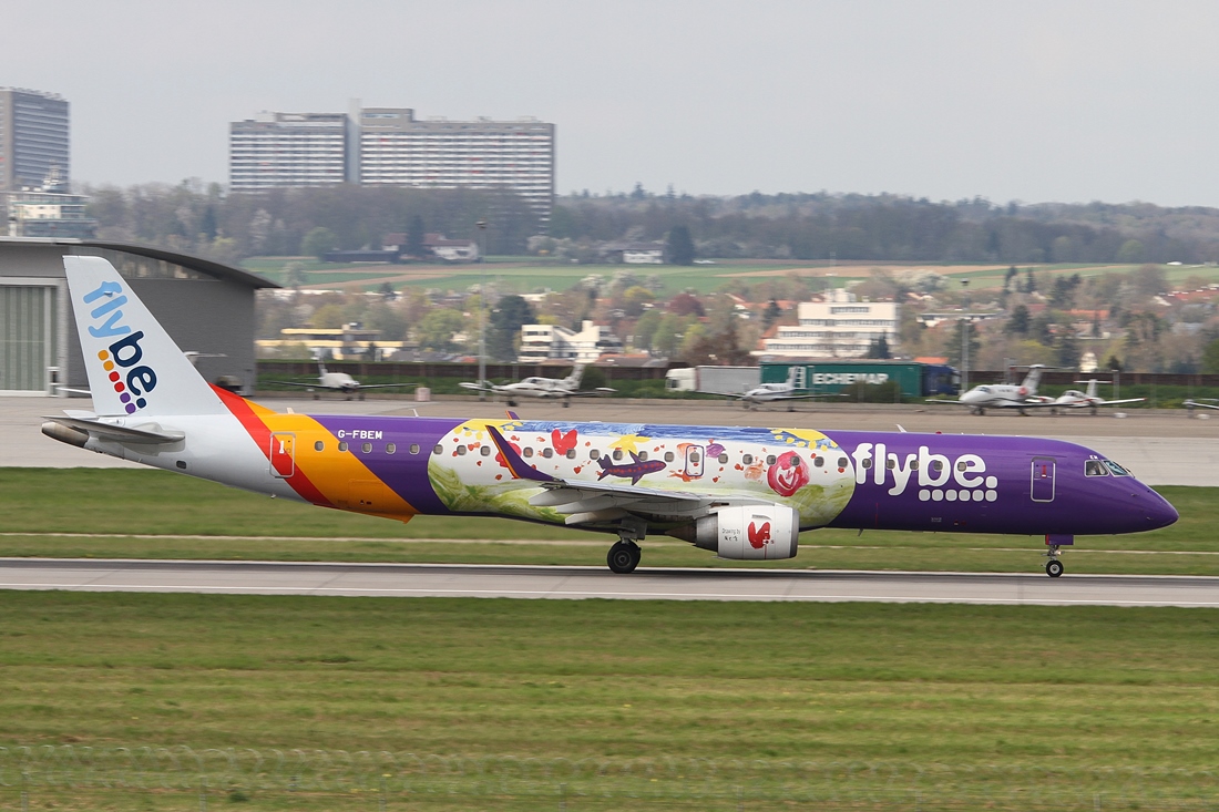 flybe Embraer ERJ-195-200LR G-FBEM