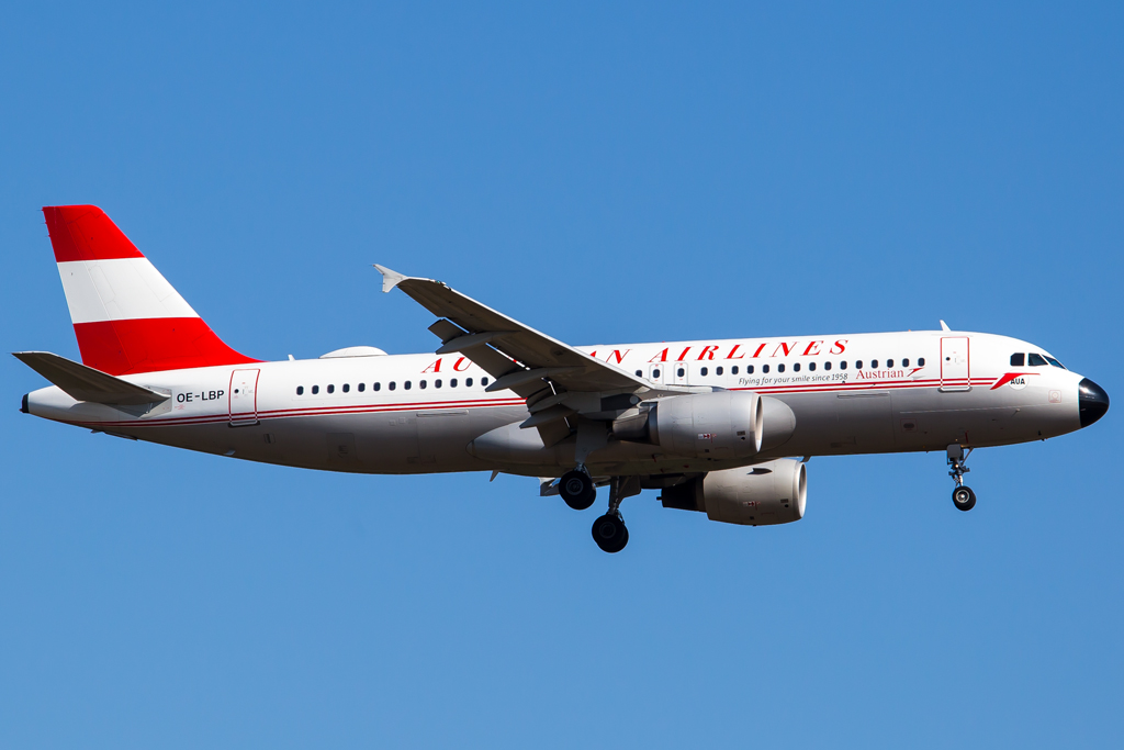 Austrian / OE-LBP / Airbus A320-214