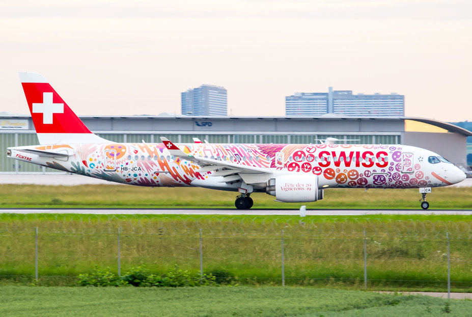 Swiss / HB-JCA / Bombardier CSeries CS300
