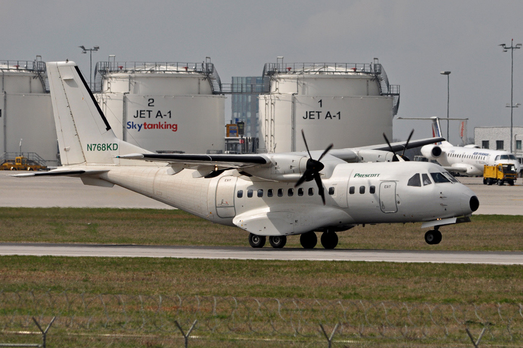 N768KD, CN 235-300, Prescott Support