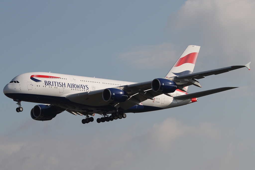 British Airways Airbus A380-841 G-XLEA